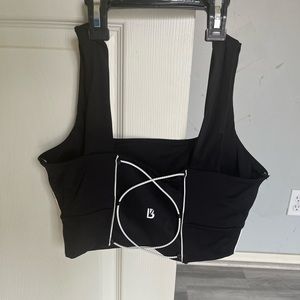 Buffbunny expedition sports bra onyx black size large